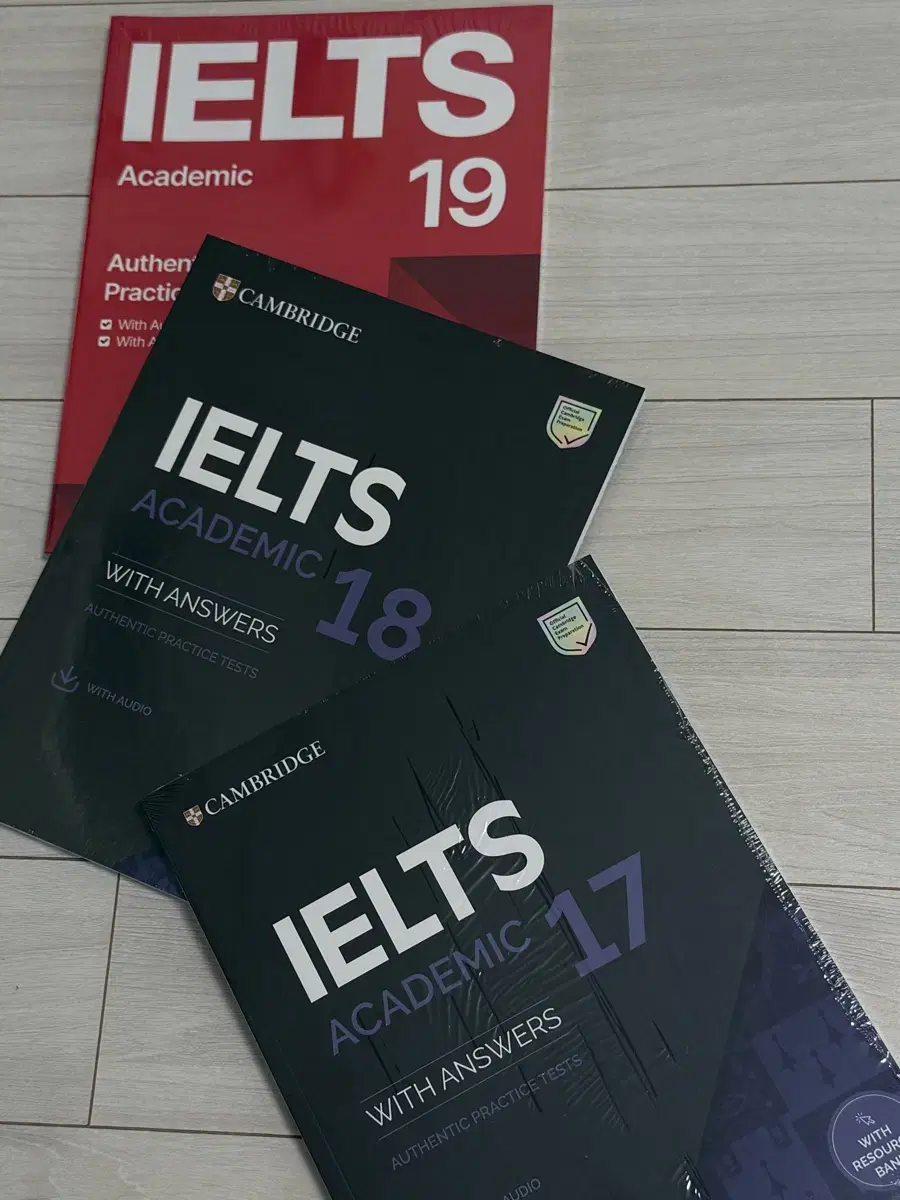 IELTS Cambridge Academic 17, 18, 19